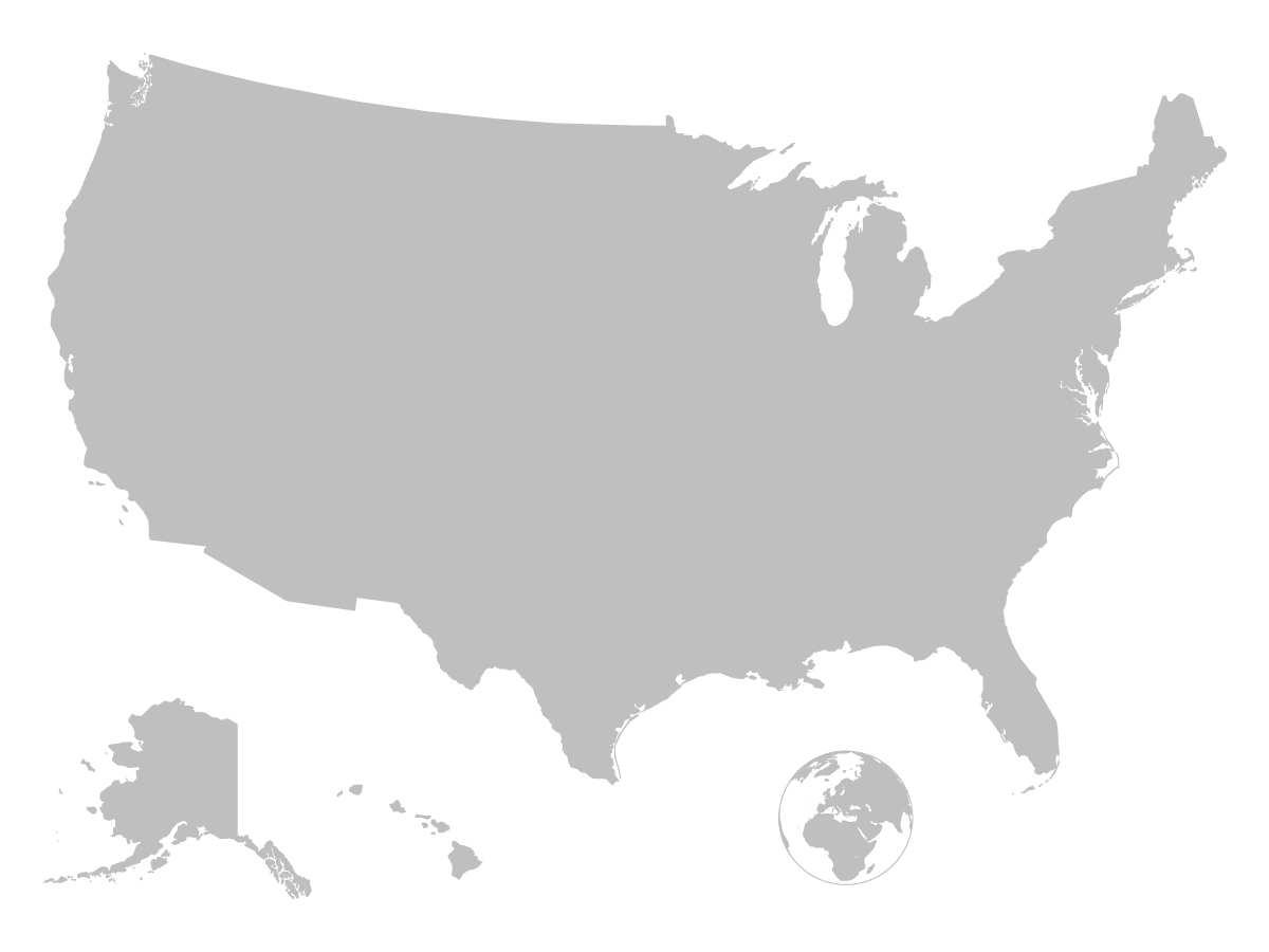 Thumbnail image depicting a grey representation of the contiguous United States